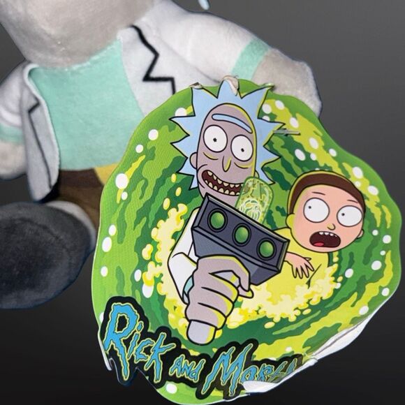 NWT The Toy Factory Rick and Morty" Rick Plush Stuffed Doll 5"P6 - Picture 7 of 7